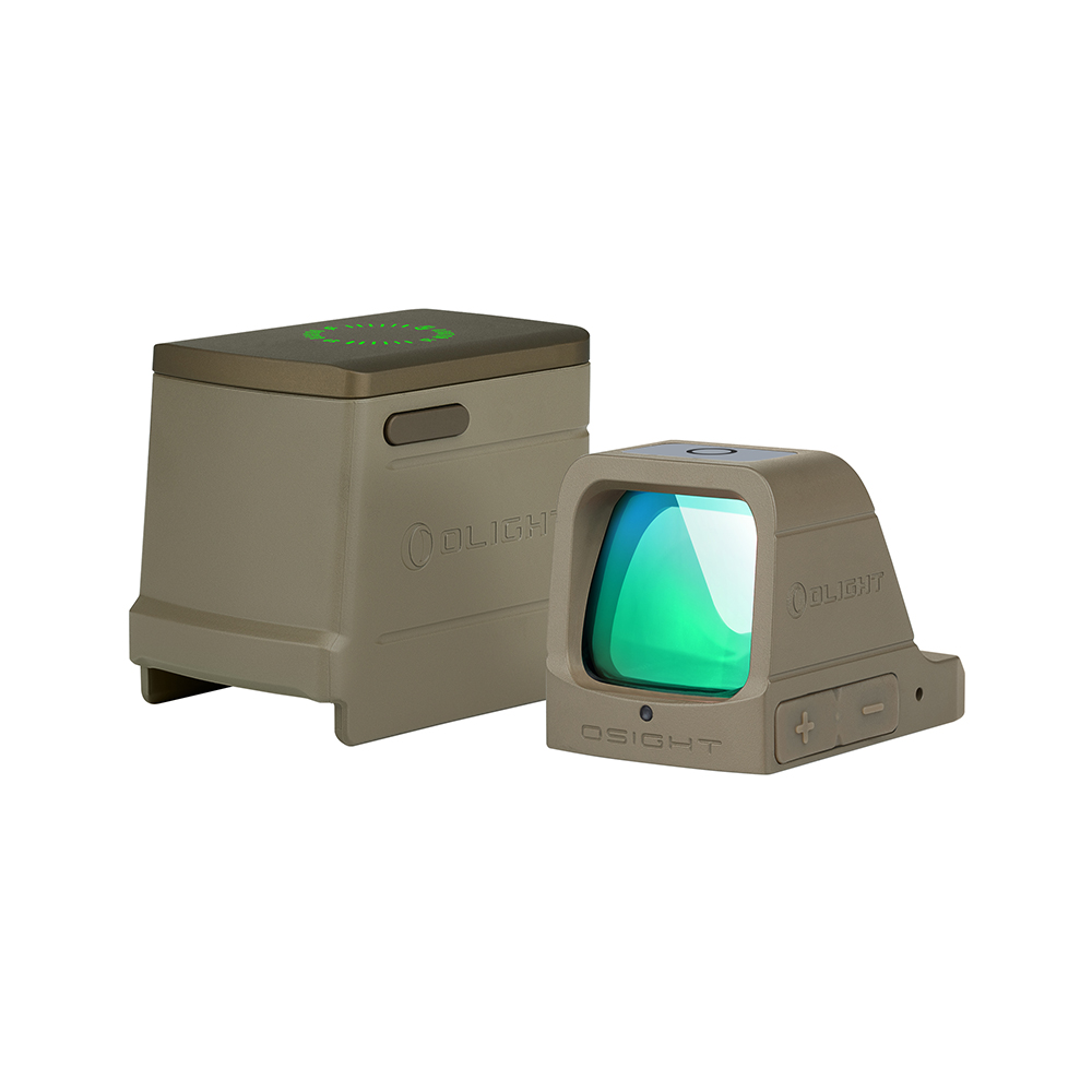 Olight Osight Optik mit prozentualer Ladeanzeige