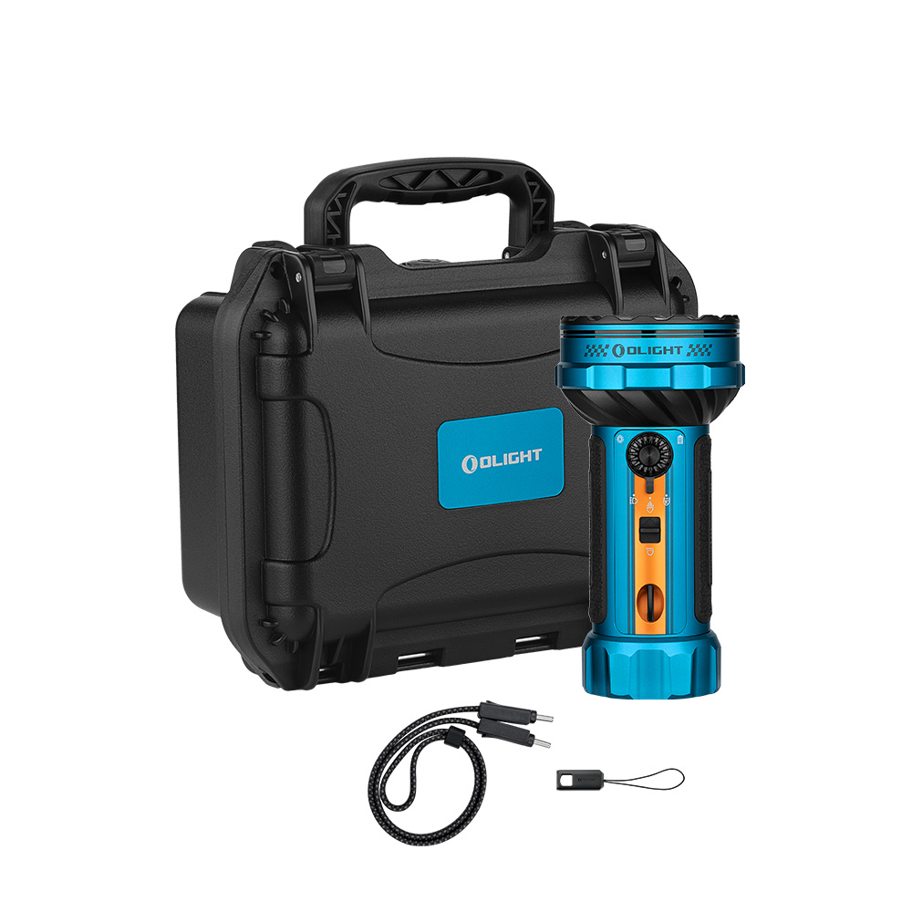 Olight Marauder Mini 2 leistungsstarke LED Taschenlampe mit 10000 Lumen und 750 Metern Leuchtweite