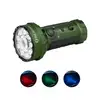 Grüne Olight Marauder Mini Taschenlampe mit roten, grünen und blauen Lichtmodi für Outdoor-Abenteuer