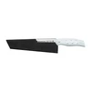 Schwarzes Kochmesser mit weißem Griff von Oremake Sheepdog, ideal für Küchenchef-Zubehör, Hackfleisch und Gemüse