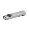 Silberne Präsentationsfernbedienung mit Laserpointer, LED-Licht und Lautstärkeregler von Olight