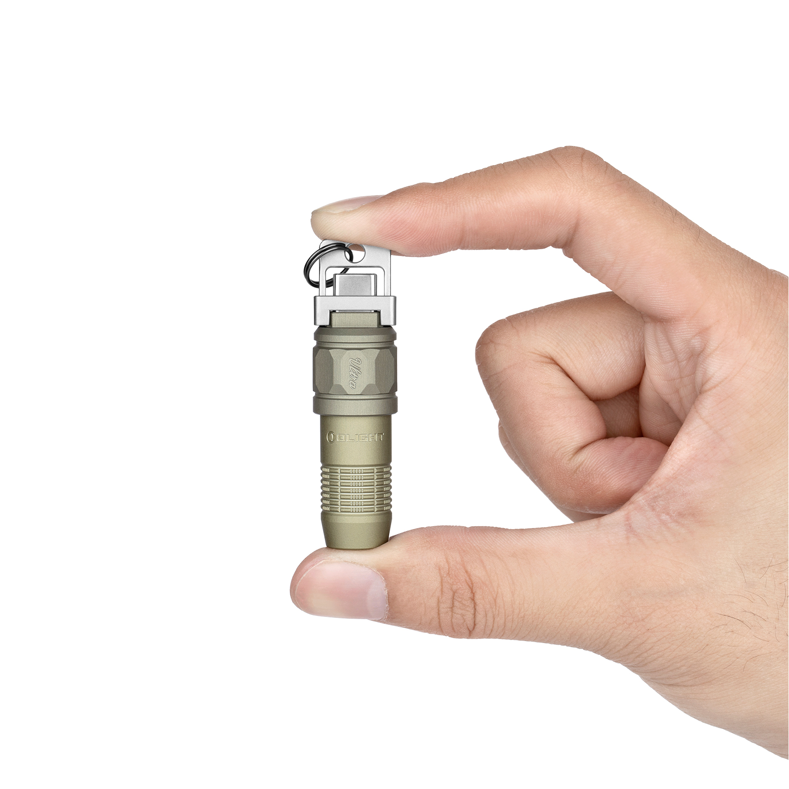 Olight iUltra EOS wiederaufladbare Taschenlampe mit integriertem USB-Stecker