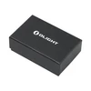 Olight-Box, Geschenkbox, Verpackung, Produktverpackung, schwarz, Markenlogo, rechteckig, Zubehör, Schachtel, Aufbewahrung