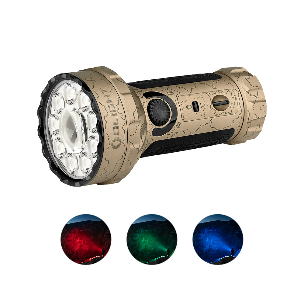 Olight Marauder Mini leistungsstarke LED Taschenlampe mit 7000 Lumen und 600 Metern Leuchtweite