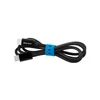 Olight USB-C Ladekabel mit blauem Kabelbinder, 1 m, Schwarz