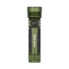 Olight Seeker 4 Pro Taschenlampe in Olivgrün mit strukturiertem Griff und Drehknopf für Outdoor-Aktivitäten.