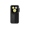 Schwarze Olight Oclip 2 Ultra Clip-Leuchte mit schwenkbarem LED-Kopf und robustem Halteclip für EDC und Outdoor-Einsatz