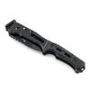 Olight Oclip Pro schwarzes EDC Klappmesser in Schrägansicht mit strukturiertem Griff für Outdoor und Alltag