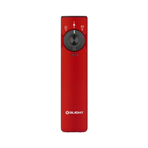 Roter Olight Arkfeld mit Laser, UV-Licht und LED-Taschenlampe, ideal für Outdoor-Abenteuer und den Alltag.