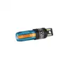 Olight imini 2 kleine LED-Taschenlampe in Blau und Orange mit USB-Stecker für den Schlüsselbund