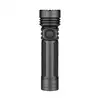 Olight Seeker 4 Pro schwarze LED Taschenlampe Vorderansicht mit rutschfestem Griff für Outdoor und Camping