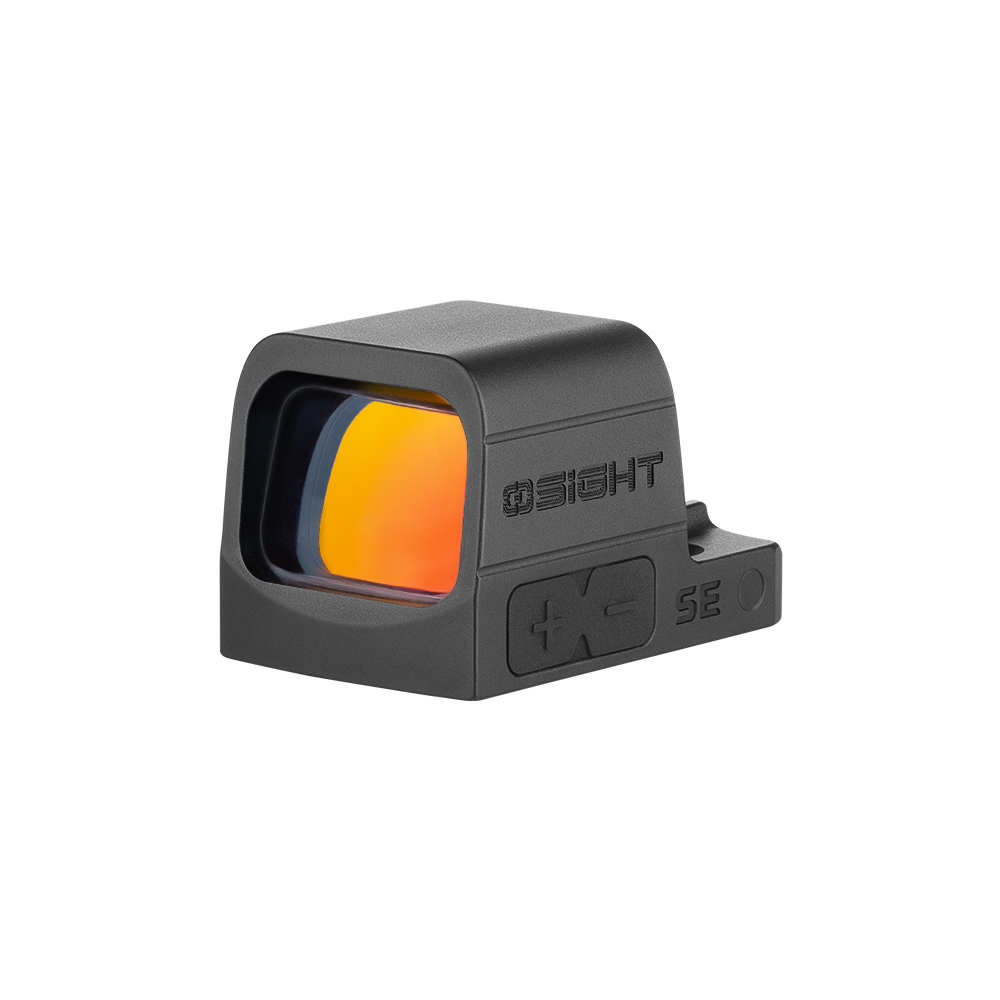 Olight schwarzes Osight SE Rotpunktvisier für Präzision beim Schießen.