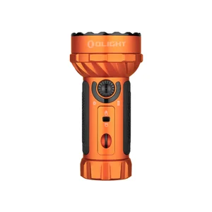 Olight orangefarbene taktische Taschenlampe, leistungsstark, wiederaufladbar, für Outdoor-Aktivitäten, Notfälle
