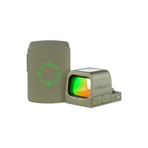 Grünes Rotpunktvisier mit Ladegerät, Batterieanzeige