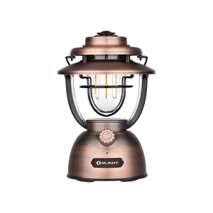 Olight Olantern Classic 2 Pro in Kupfer, Vorderansicht, dimmbare LED-Laterne für Camping und Ambiente