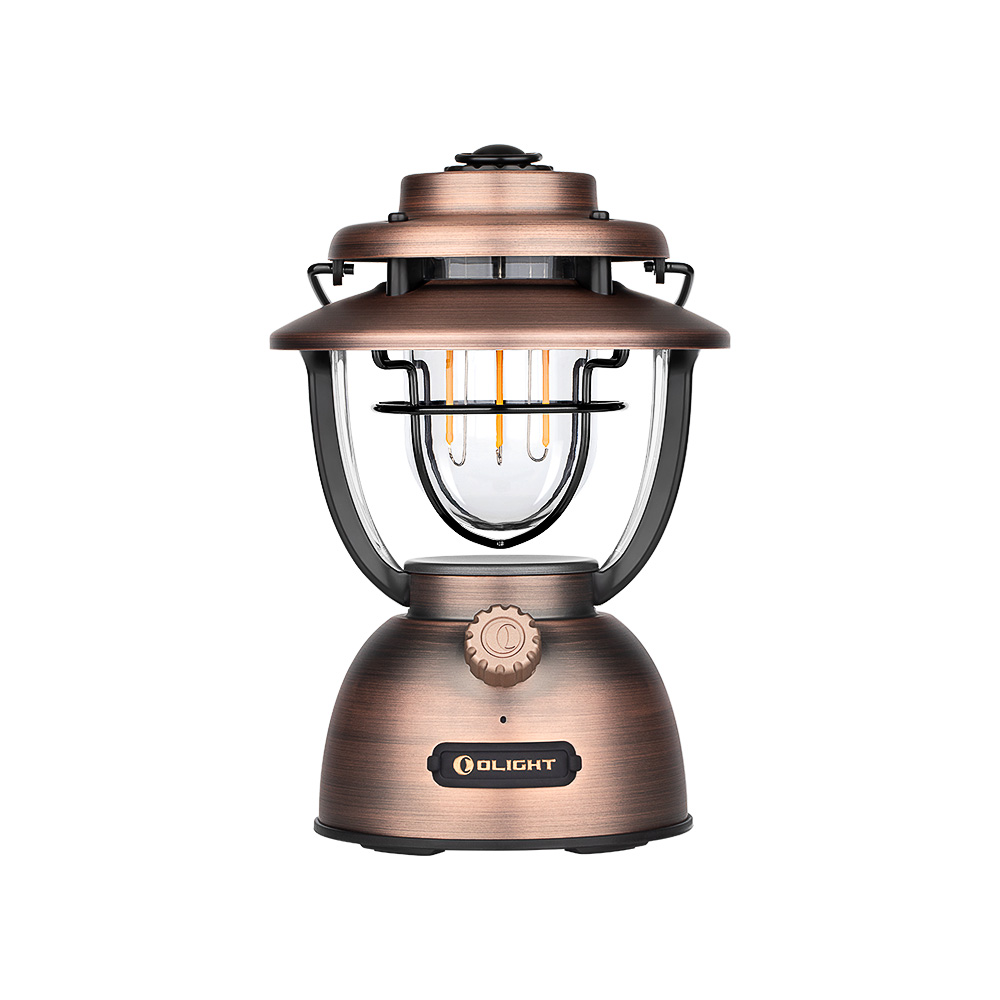 Olight Olantern Classic 2 Pro in Kupfer, Vorderansicht, dimmbare LED-Laterne für Camping und Ambiente