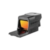 Schwarzes Olight Osight Rotpunktvisier mit orange verspiegelter Linse und seitlichen Bedientasten für Pistolen