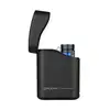 Olight schwarzes Arkfeld Pro Wireless Charger Etui mit geöffnetem Deckel, perfekt zum Aufladen unterwegs.