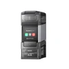 Olight schwarzes Ostation 2 Pro Frontansicht mit Display für Batterielade- und -entladefunktion