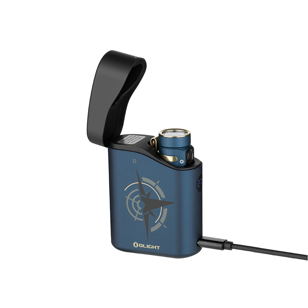 Olight Baton 4 Kit aufladbare Taschenlampe mit Ladecase