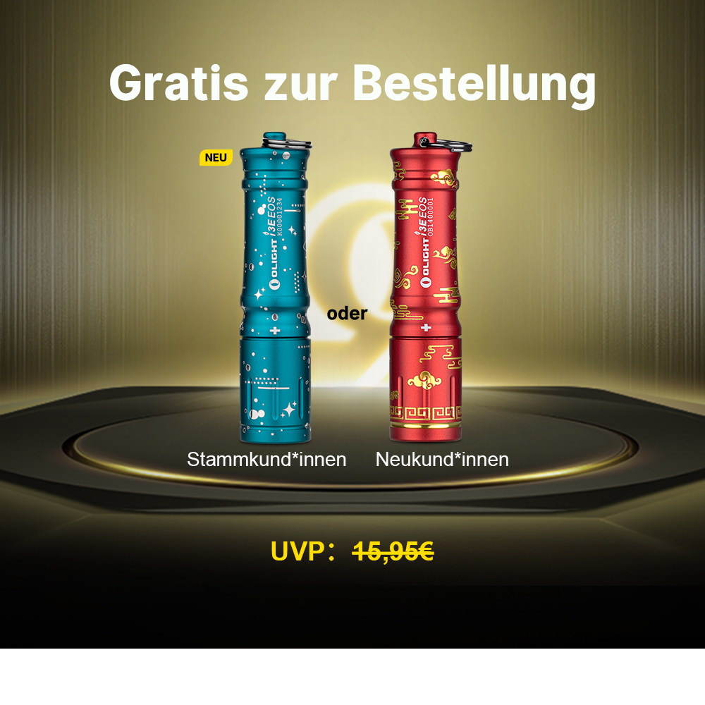 Olight Gratis zur Bestellung im April