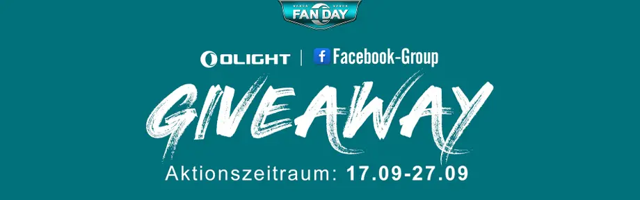 #GIVEAWAY in Olight Facebook-Gruppe