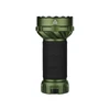 Grüne Olight Marauder Mini 2 Taschenlampe in Frontansicht mit strukturiertem Griff für Outdoor und Rettungseinsätze