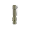 Grüne LED Taschenlampe, tragbar, robust, Aluminiumgehäuse, mit Clip, für Outdoor-Einsatz, Camping, Wandern