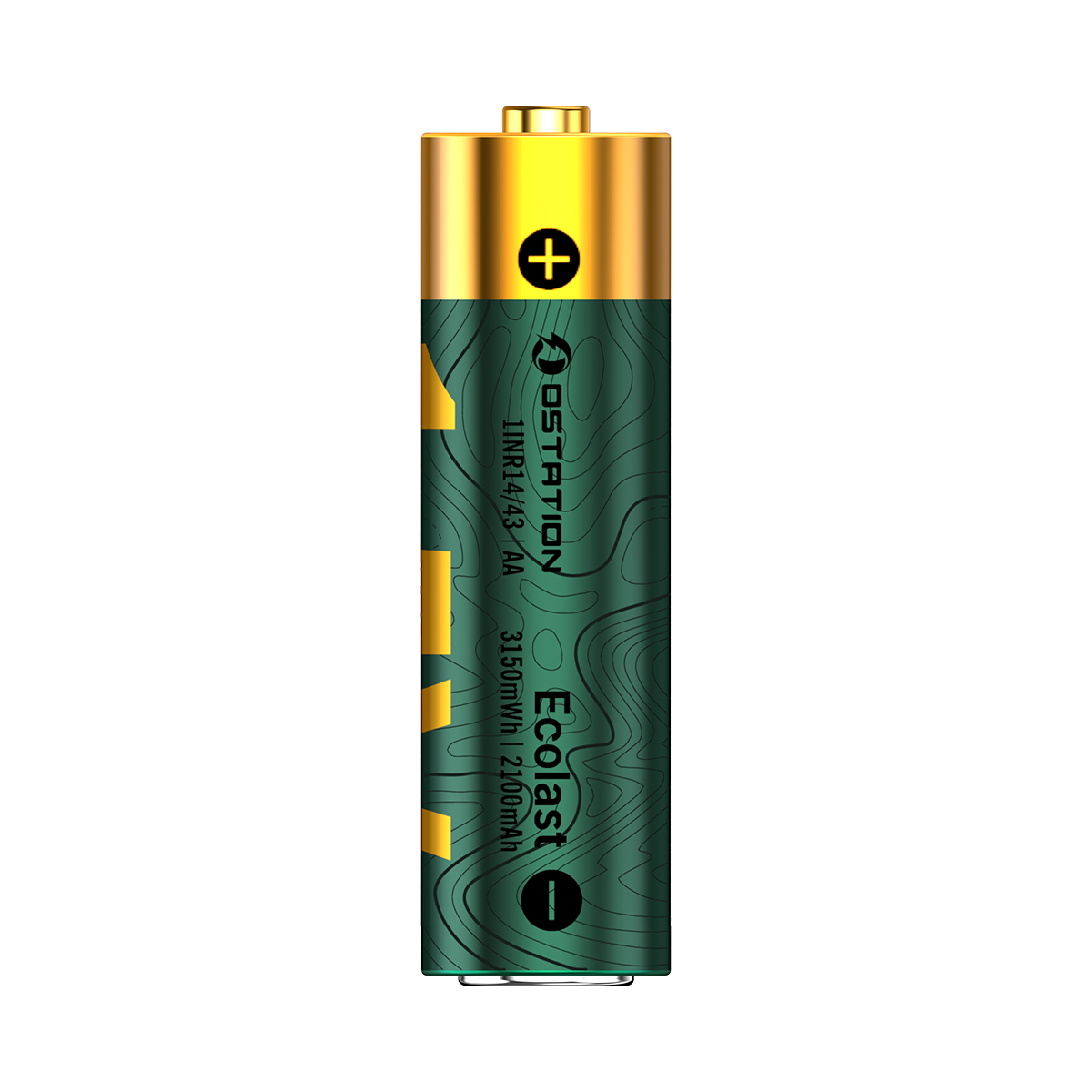Ecolast 1,5 V AA Aufladbarer Lithium-Ionen-Akku