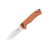 Oknife Klappmesser mit 154CM Edelstahlklinge und orange-grauem G10-Griff auf weißem Hintergrund
