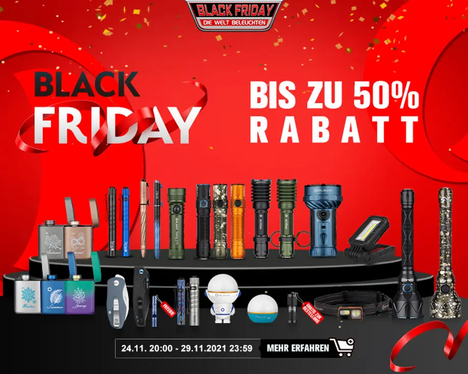 Olight Black Friday 2021 - Bist du gut vorbereitet?