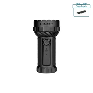 Olight Marauder Mini leistungsstarke LED Taschenlampe in Schwarz mit Geschenkbox-Symbol oben rechts