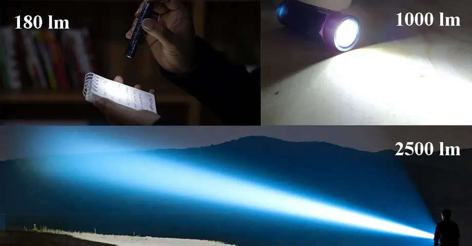 Taschenlampe Lumen: Was ist das und wie viel brauchen Sie?