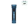 Olight blaue Seeker 4 Pro Taschenlampe mit rutschfestem Griff für Outdoor und Camping