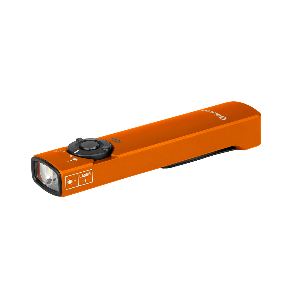 Olight Arkfeld EDC Taschenlampe mit dualer Lichtquelle weißes Licht und grüner Laser