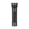 Schwarze Olight Oclip Pro Taschenlampe in der Frontansicht mit rutschfestem Griff für Outdoor und Alltag