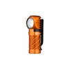 OLIGHT orange Perun 3 Mini Taschenlampe, Seitenansicht, mit Texturgriff und Clip für Outdoor-Aktivitäten