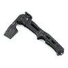Schwarze Olight Oclip Pro Mehrzweckaxt in Draufsicht mit ergonomischem Griff für Outdoor und Bushcraft