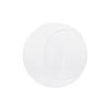 Rundes weißes Smart-Home-Gerät mit minimalistischem C-Logo auf weißem Hintergrund