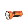 Orange Olight Marauder Mini Taschenlampe mit LED-Array-Scheinwerfer und seitlicher Bedienung.
