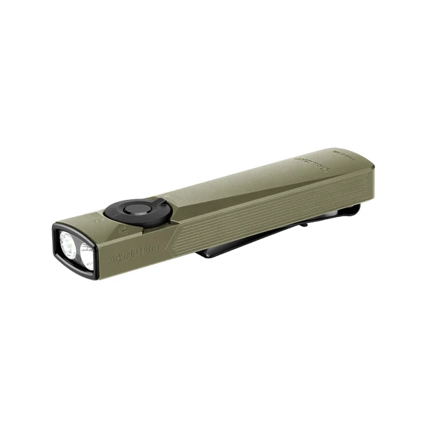 Olight Arkfeld Ultra grüne LED-Taschenlampe, ultrakompakt, USB-C wiederaufladbar, helle Taschenlampe, EDC