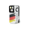 Olight Silber Oclip Pro Seitenansicht mit deutscher Flagge für Outdoor-Beleuchtung und den täglichen Gebrauch