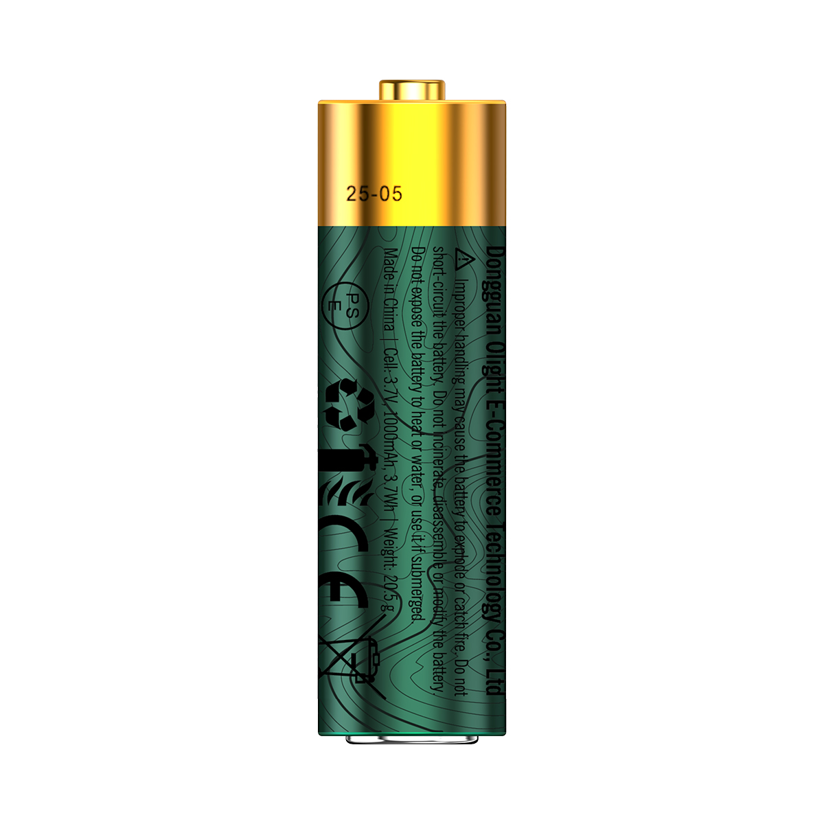 Ecolast 1,5 V AA Aufladbarer Lithium-Ionen-Akku