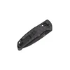 Schwarzes Klappmesser mit Wabenmuster und Gürtelclip