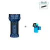 Olight blaue LED Taschenlampe und kleine Clip-Leuchte im Set mit Geschenkbox