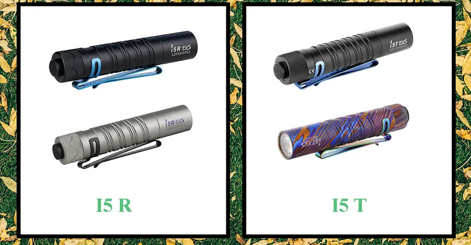 Olight i5R vs i5T - welche Taschenlampe ist am besten für den Alltag?