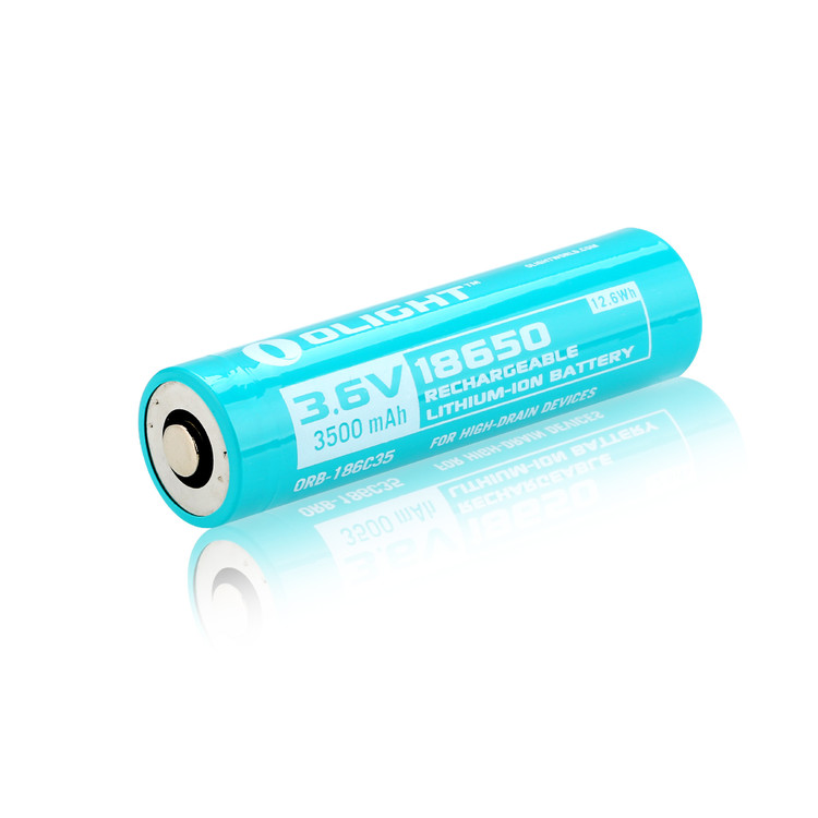 Olight 18650 3500 mAh Spezialakku für Warrior Mini 2/S2R Baton II /Perun/Warrior Mini/Baton Pro