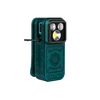 Grüne Olight Oclip Pro S Clip-Taschenlampe mit Kompass-Muster und USB-C-Anschluss für EDC und Outdoor-Einsätze