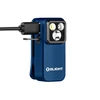 Olight Oclip Pro blaue Clip-Lampe mit Ladeanschluss und drei Lichtmodi für den täglichen Gebrauch