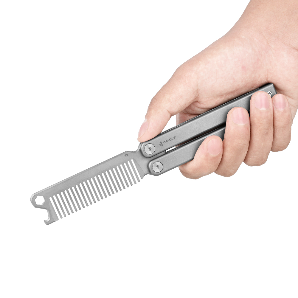 Otacle T2 multifunktionaler Butterfly-Kamm aus Titan